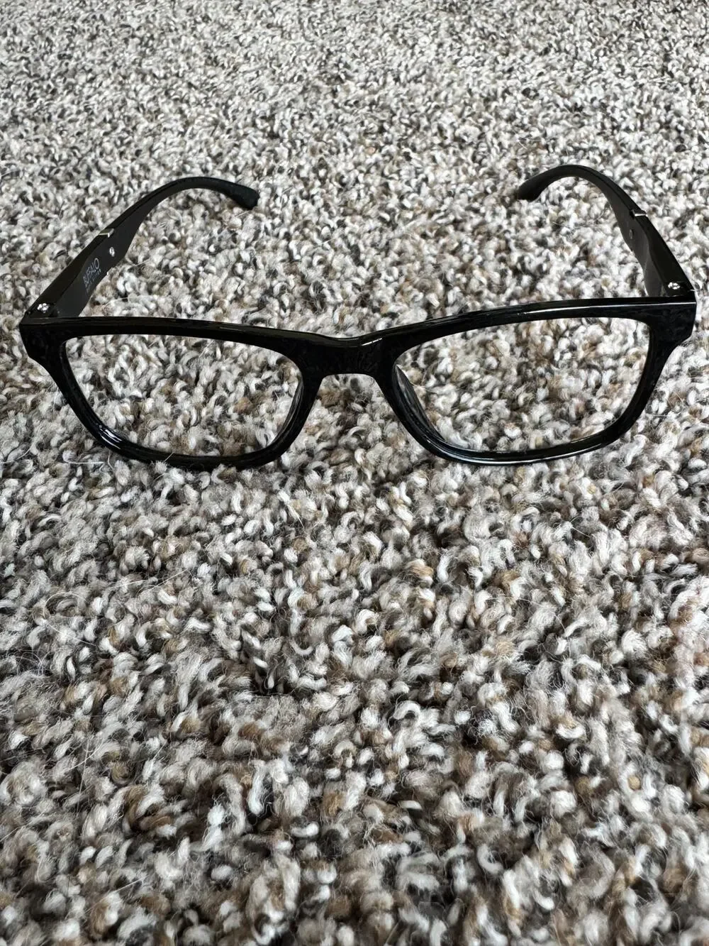 Buffalo David Bitton Eyeglasses Frames Black Rectangular Full Rim Unisex